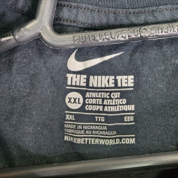 Mens Black The Nike Tee OSU Athletic Cut Shirt Short Sleeve Crew Neck Size XXL - Picture 5 of 9